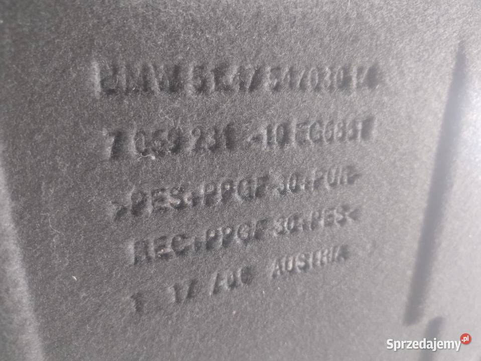 WYKŁADZINA PODŁOGA BAGAŻNIKA BMW 1 E87 54703014