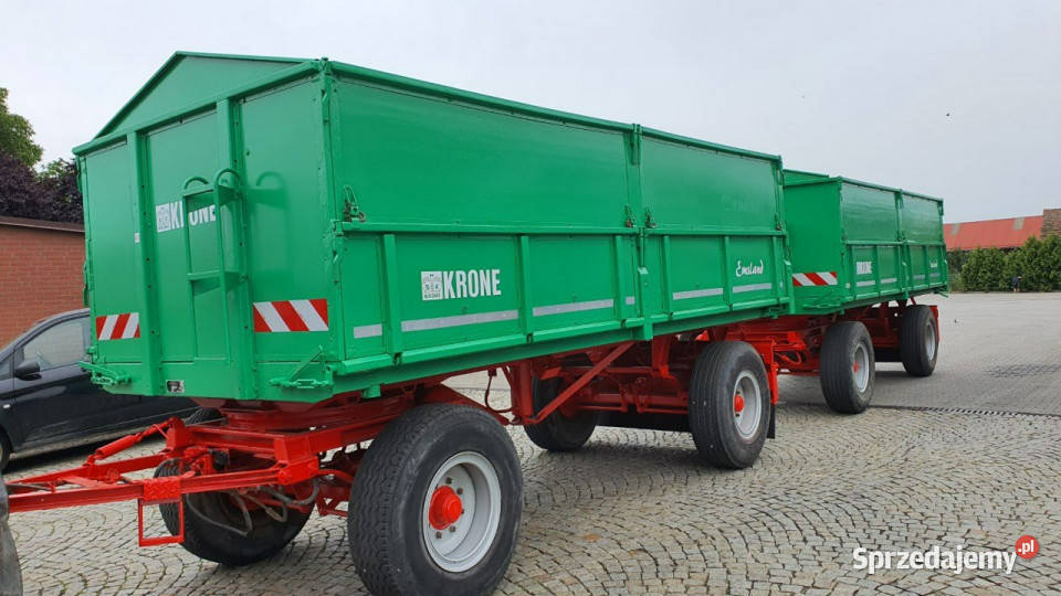 Przyczepa transportowa Krone KRONE DK225 16 nieuszkodzony opolskie Głogówek sprzedam