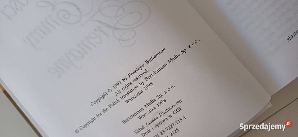 Namiętności Emmy Fremayne Penelope Williamson Warszawa sprzedam