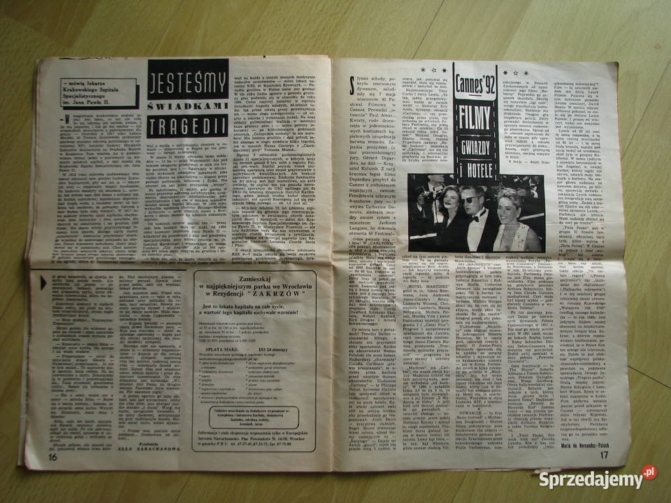 Przekrój 21 2448 24 maj 1992 r tygodnik Rok wydania 1992 Brzegi