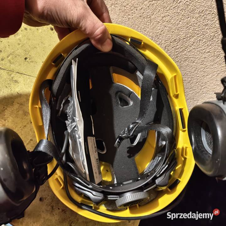 Kask ochronny z akcesoriami Rozbiórki i wyburzenia małopolskie Szczucin