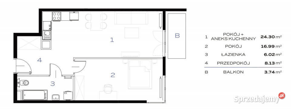 Do sprzedaży mieszkanie 5575 metrów 2 pokoje Sprzedaż Kraków sprzedam