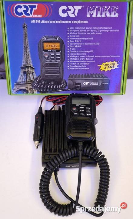 CB Radio w mikrofonie CRT MIKE RF GAIN ASQ AMFM Ostrów Mazowiecka