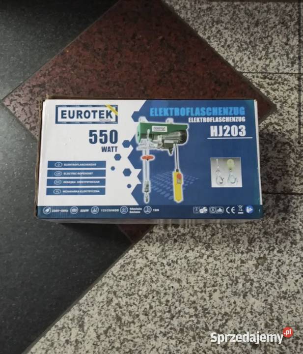 Wyciągarka elektryczna 550 W 250 udżwig Kraków sprzedam