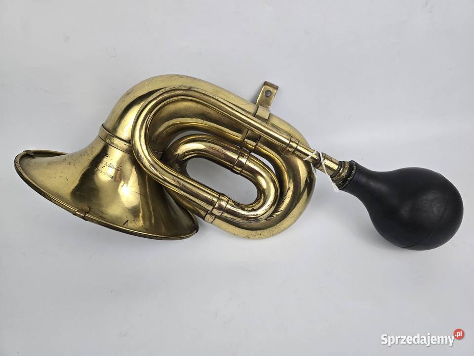 Klakson do zabytkowych aut sygnowany Francja Bronisze