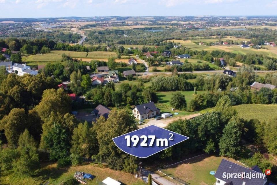 Działka widokowa 1927 m ZRĘCZYCE Gmina Gdów Zręczyce