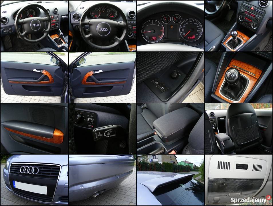 Audi A3 8P 140 PARKTRONIC DREWNO TEMPOMAT KLIMA Grodków