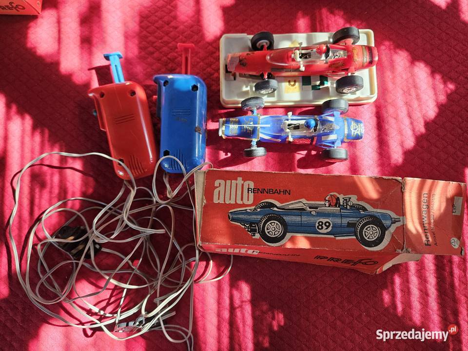 Tor samochodowy AutoRennbahn lata 80te Kolejki i tory Płońsk