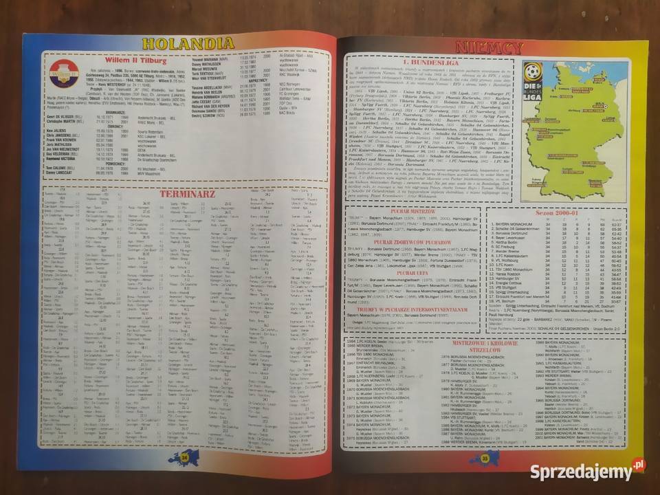 Skarb kibica ligi w Europie sezon 200102
