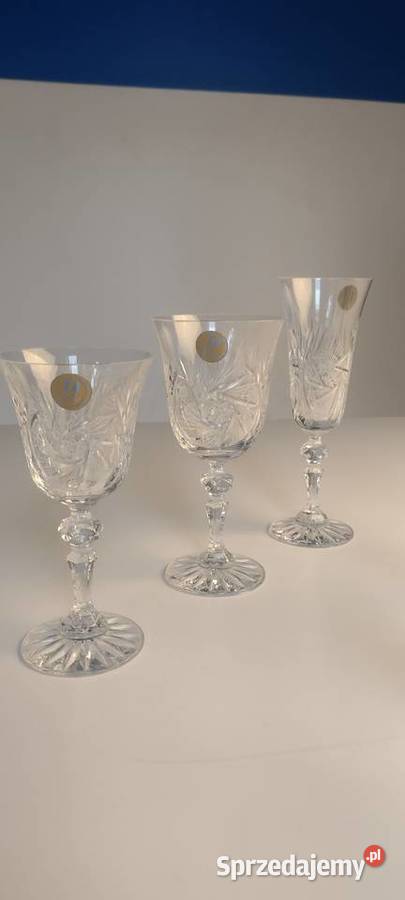 Kieliszki kryształowe styl Glamour Luksusowy Ceramika i szkło Radzyń Podlaski