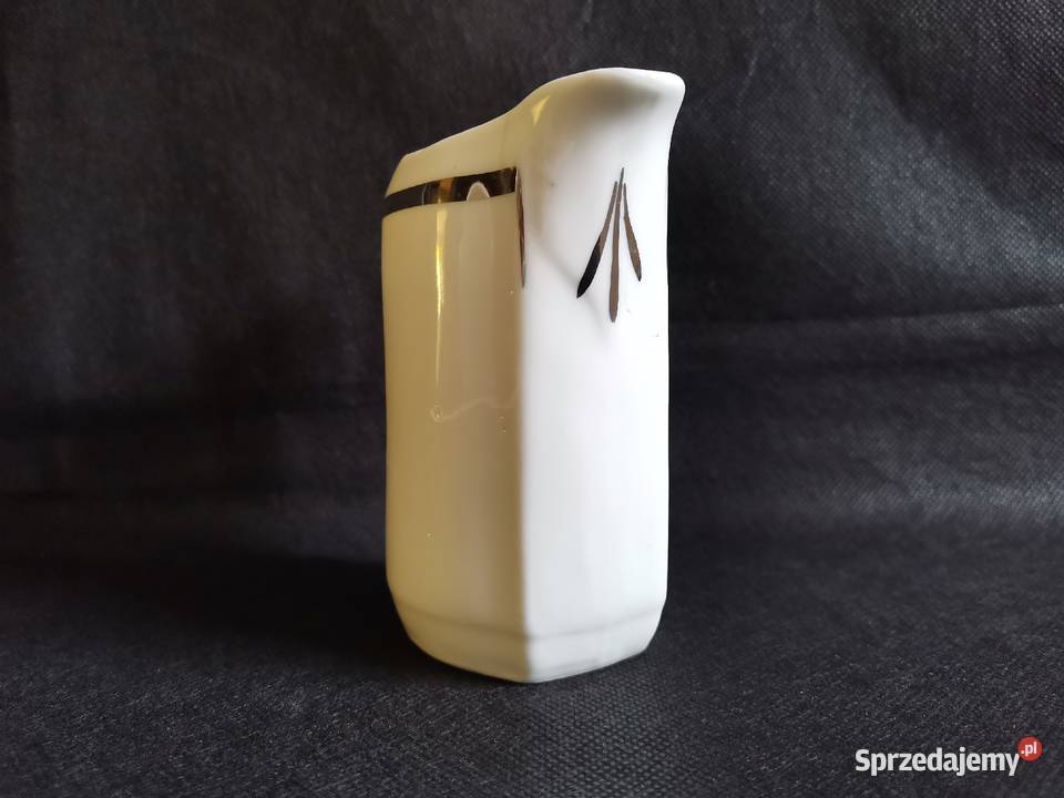 Stary mlecznik porcelana Śląska Huta Franciszka Porcelana i szkło Katowice