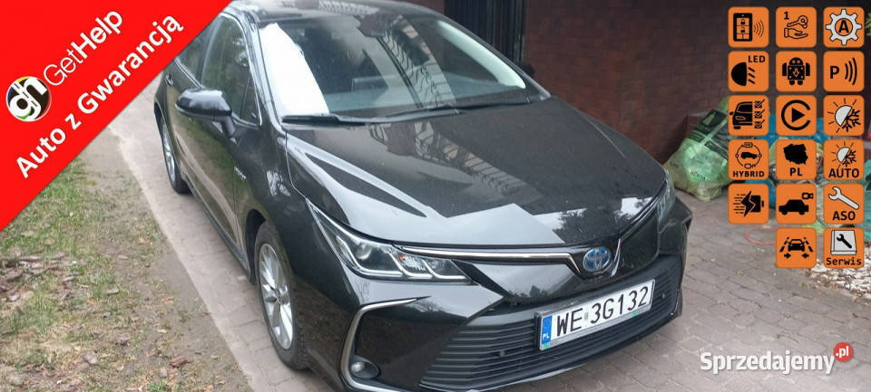 Toyota Corolla ECVT 18 Hybryda Pełna historia Corolla Gdańsk sprzedam