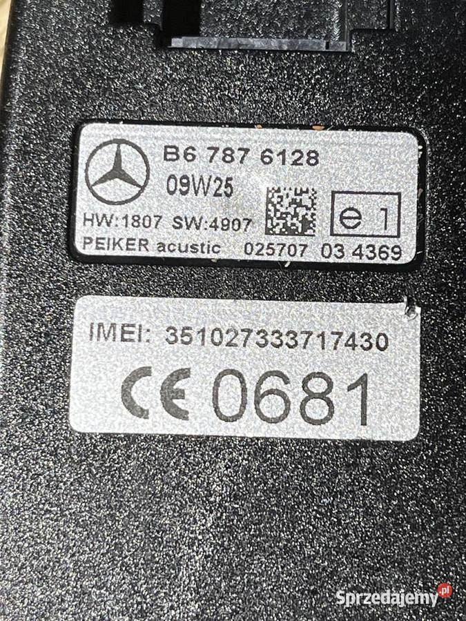 Mercedes moduł bluetooth telefoniczny z Gdańsk