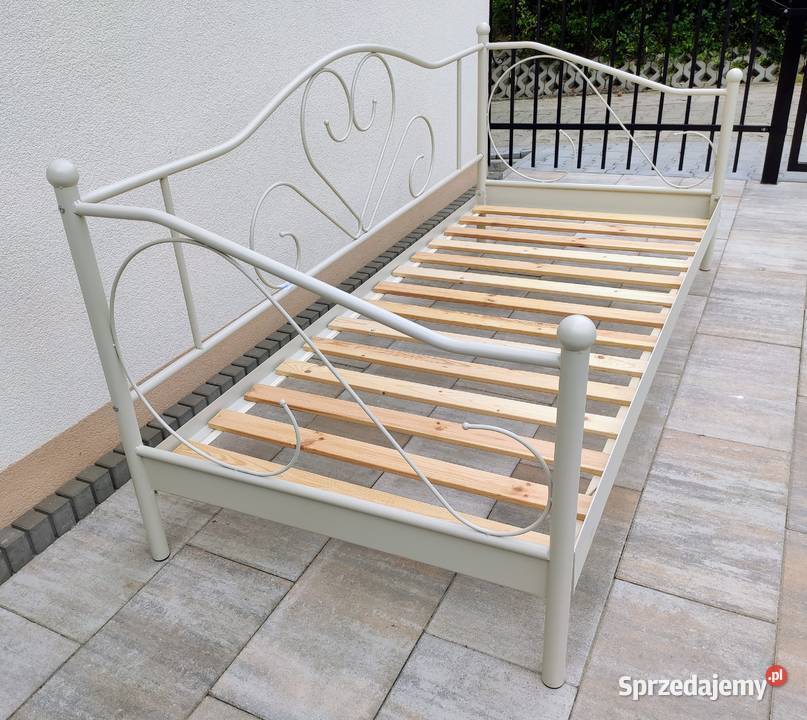 ŁÓŻKO metalowe ze stelażem 90x200 Nowoczesne 90cm Nowy Sącz