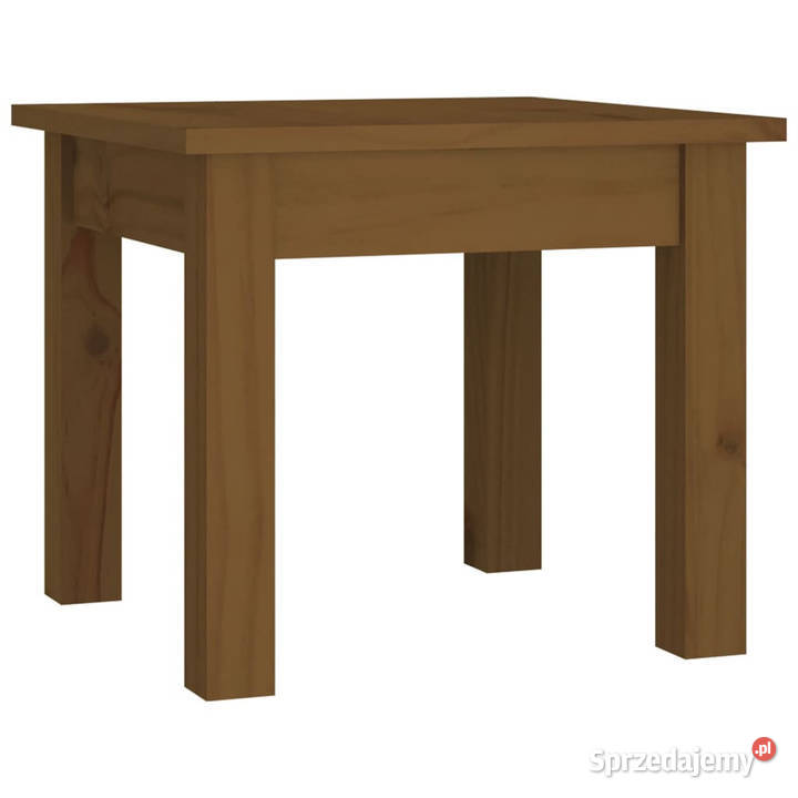 Stolik kawowy miodowy brąz 35x35x30 lite drewno Warszawa