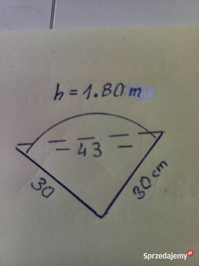 Stojąca półka narożna 30cm lubelskie Lublin