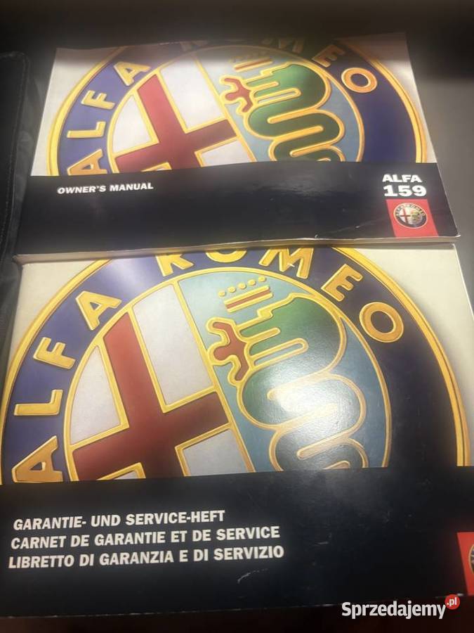 Książka serwisowa alfa 159 Radom