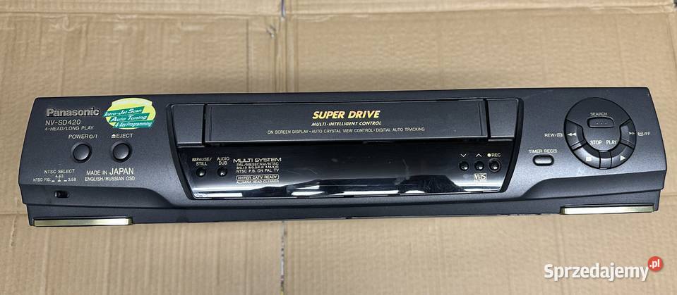 Wideomagnetofon na kasety PANASONIC kaseta