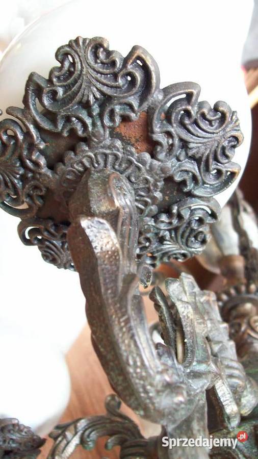 Podsufitowa stylowa lampa pięcioramienna z Reda sprzedam