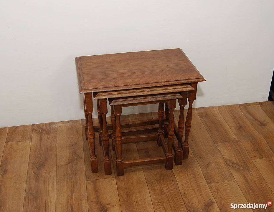 ŁADNE DĘBOWE TROJAKI TROJACZKI TRZY STOLIKI dolnośląskie