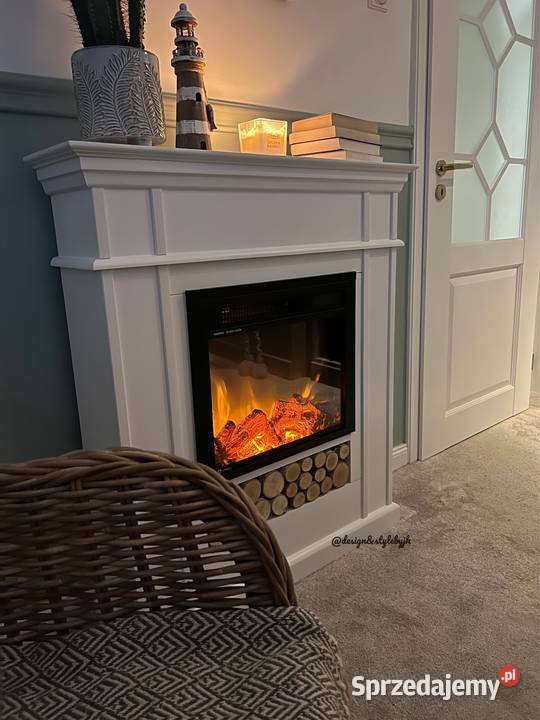 Komienk Flame wkład elektryczny Aflamo drewno Warszawa