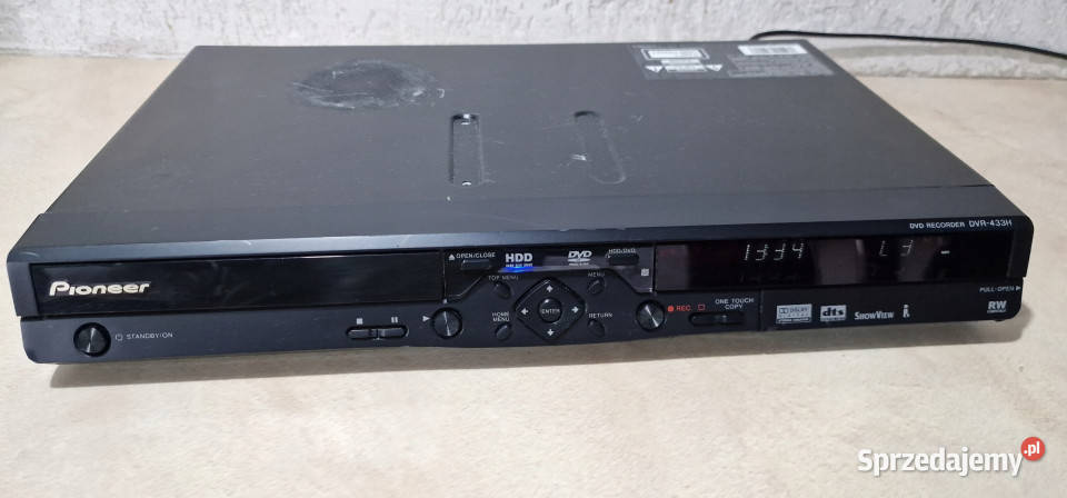 Pioneer CD DVD odtwarzacz HD DVR 433 H K DVR433H DVD i Blu-ray sprzedam