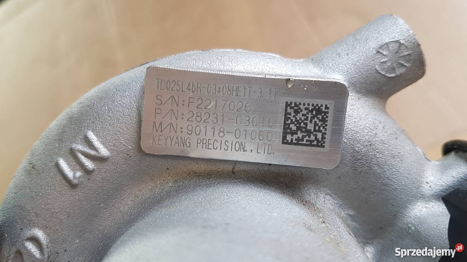 Hyundai i30 III PDE turbosprężarka silnika 14T Legnica