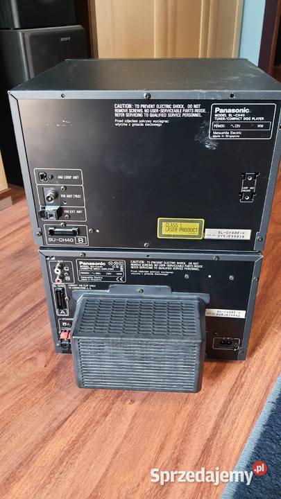 Wieża Panasonic SUCH40 i SLCH40 CD FM wzmacniacz