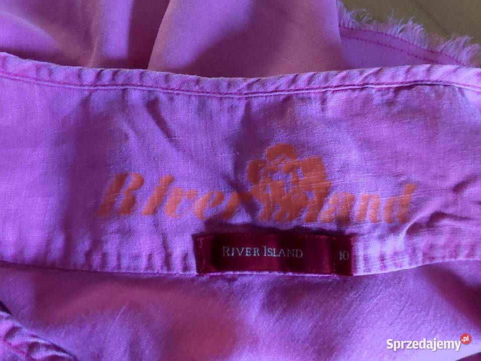 River Island spódnica lniana letnia przewiewna Kielce