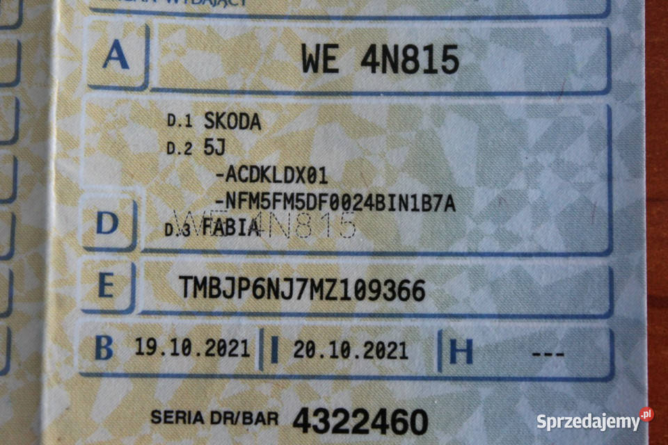 koda Fabia FV23 SalonPL Ambition Gwarancja 10TSI klimatyzacja