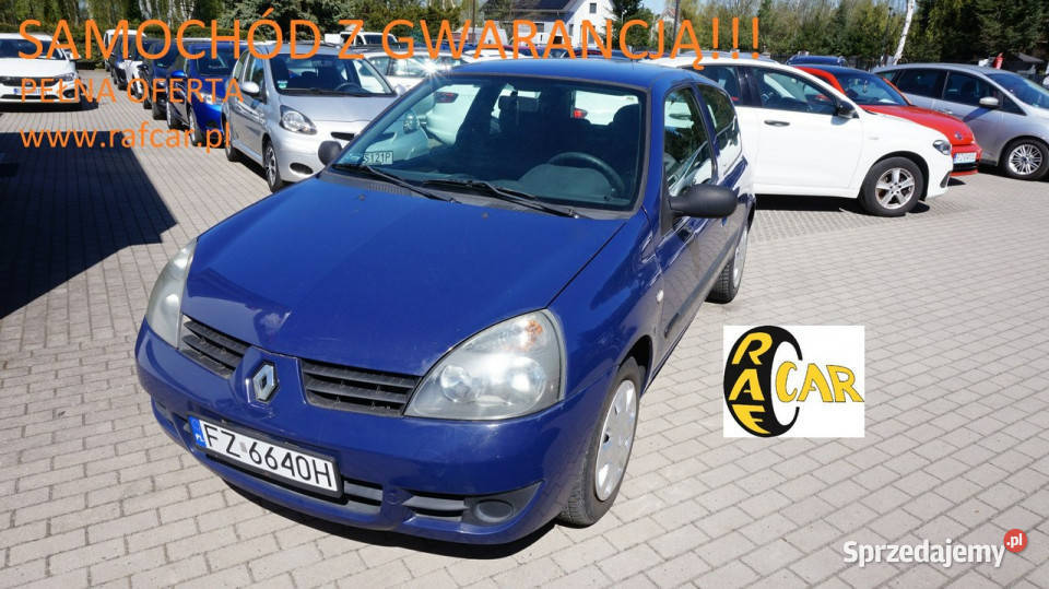Renault Clio zarejestrowany ubezpieczony centralny zamek Zielona Góra