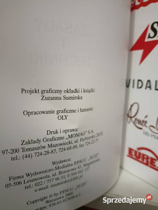 Fryzjerstwo damskie książki Warszawa księgarnia