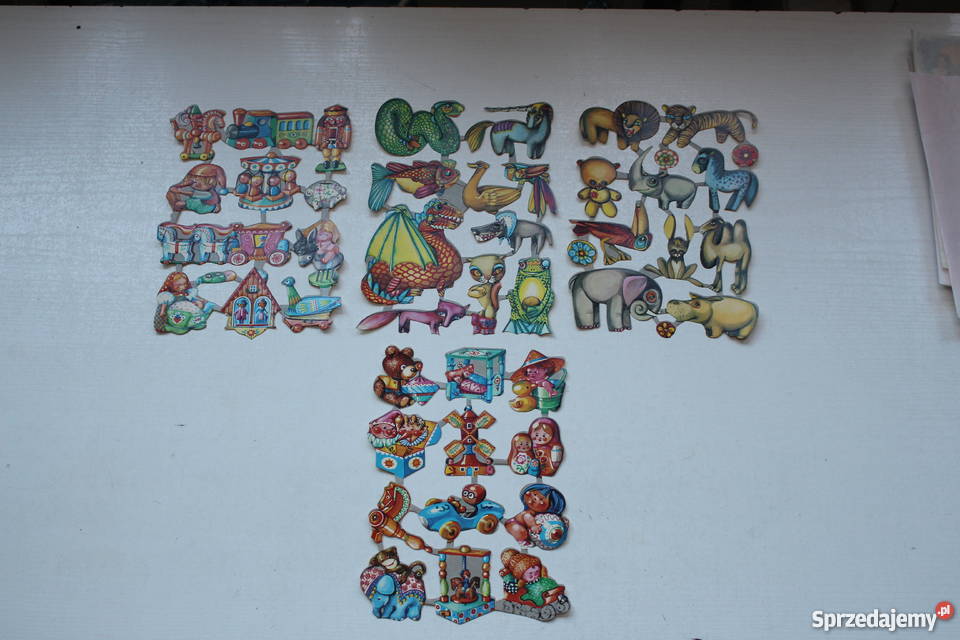 unikatowe obrazki wydzieranki Planet Verlag Warszawa sprzedam