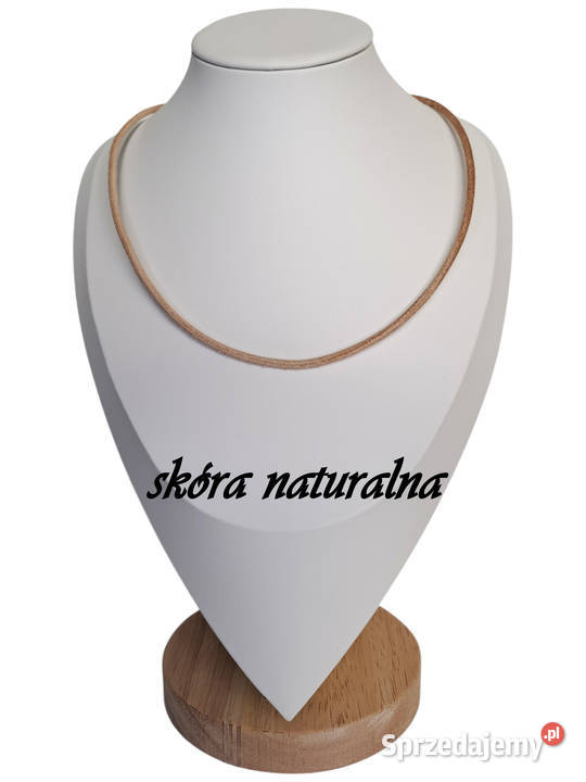 Rzemień BAZA do naszyjnika skóra naturalna 50