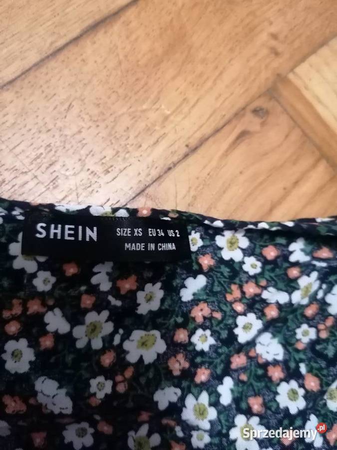 Bluzka w kwiaty XS długi Gdańsk