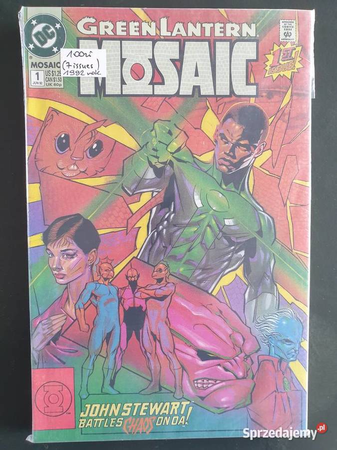 Green Lantern Mosaic 7 komiksów DC USA 1992 Gdynia sprzedam