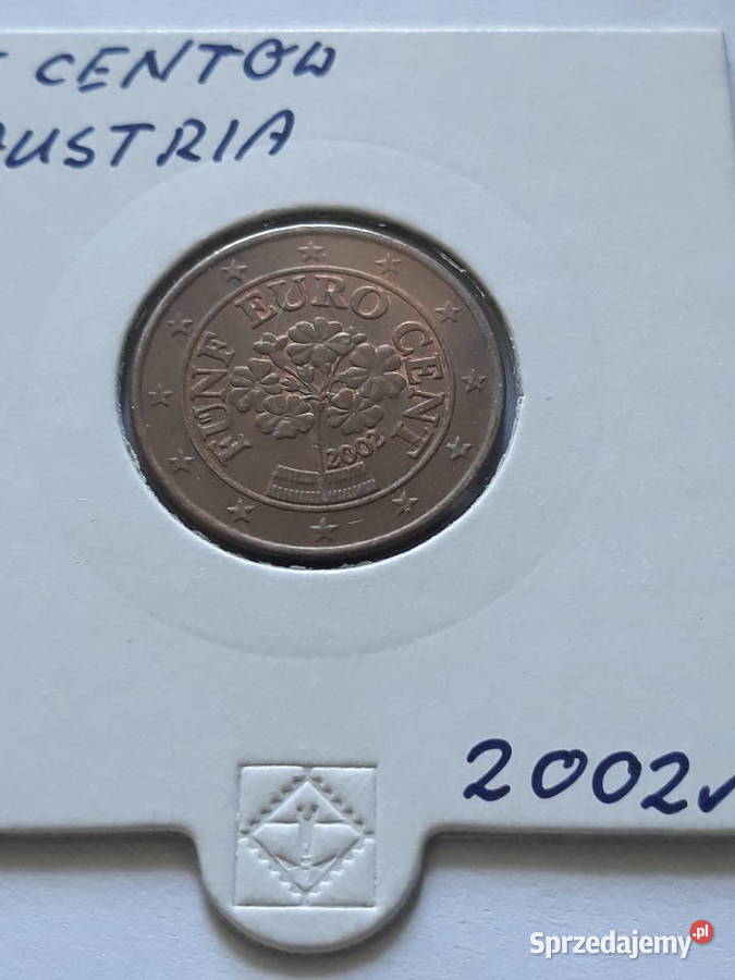 5 Eurocentów Austria 2002 r Konin