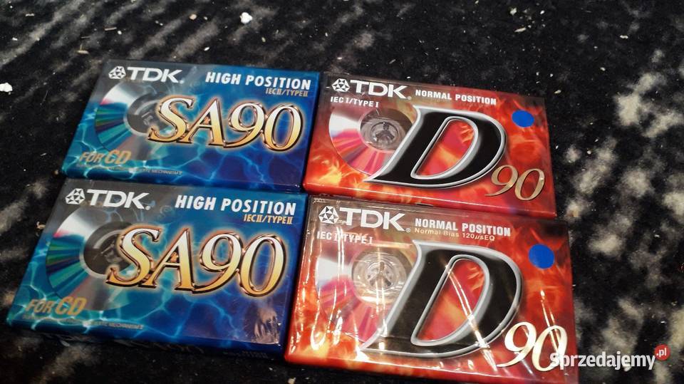 Kasety magnefonowe tdk 90 nowe Leżajsk