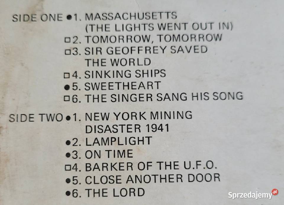 The Bee Gees Massachusetts płyta winylowa z roku płyta winylowa Chełmno