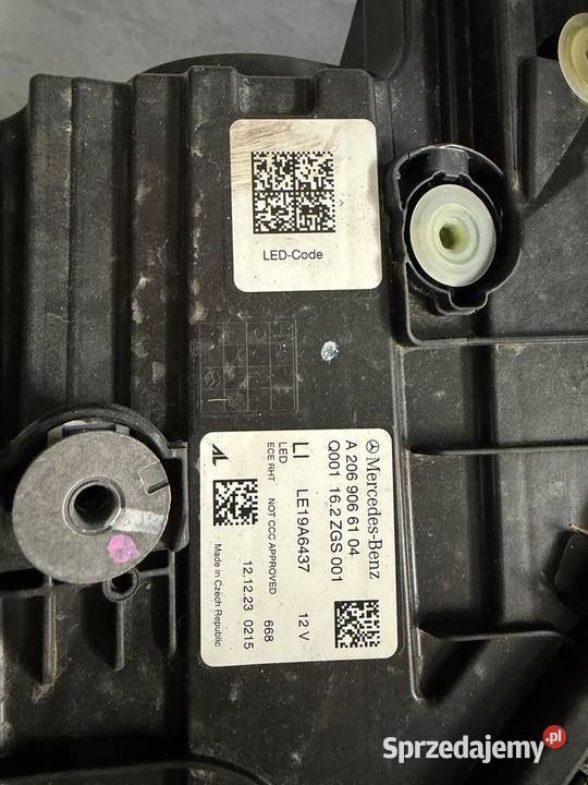 Mercedes C klasa W206 lampa led lewa wielkopolskie Przygodzice