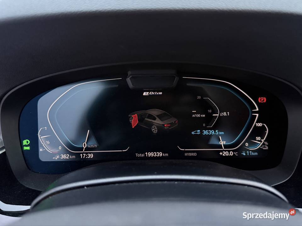 BMW 530e 2021 M Pakiet Bogate wyposażenie regulowane zawieszenie Warszawa