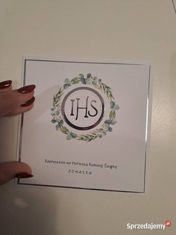 Zaproszenia z okazji komunii