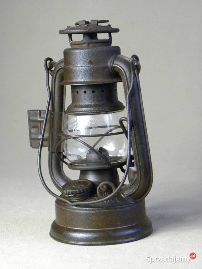 Wojskowa lampa naftowa Feuerhand 175 z uchwytem sprzedam