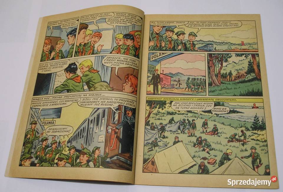 KAPITAN ŻBIK WIELORYB Z PERYSKOPEM 1973 Komiksy łódzkie Łódź