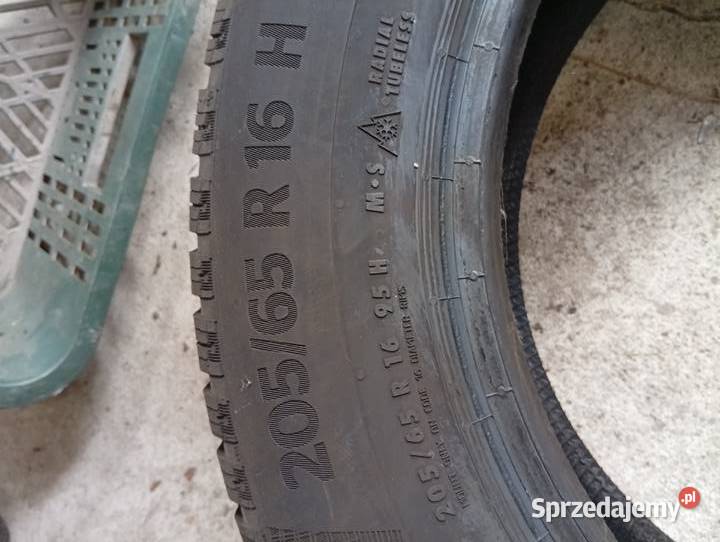 4 opony Continental zimowe 20565 r16 6 mm Zebrzydowice sprzedam