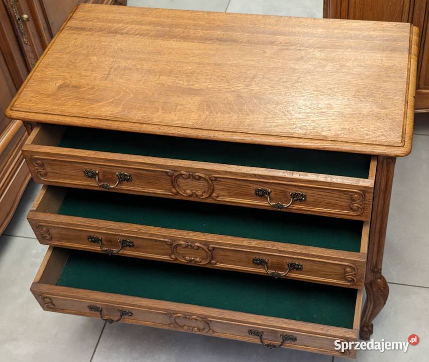 Dębowa komoda ludwikowskasklep Dąbrowa Górnicza sprzedam