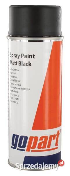 Lakier gopart czarny mat 400 ml 919004GP