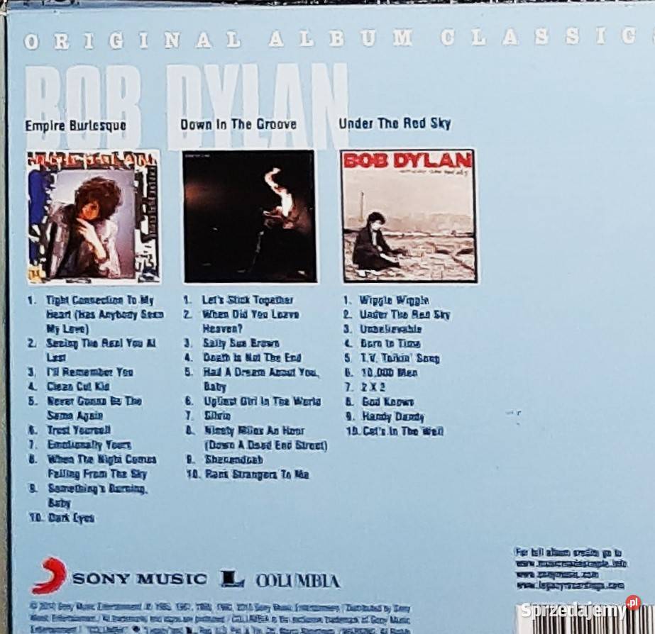 Sprzedam Zestaw 3 płytowy CD Bob Dylan 3 i więcej śląskie Katowice
