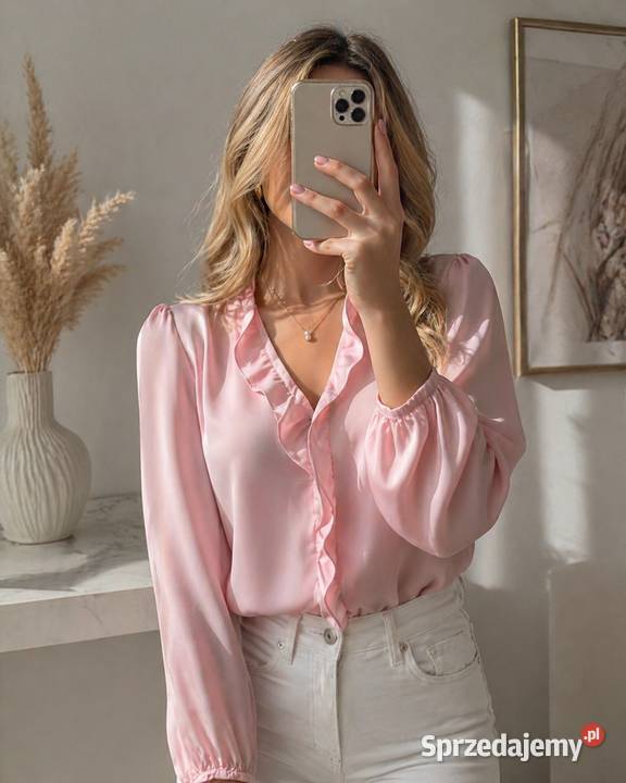 Bluzeczka z lejącego materiału rM sprzedam