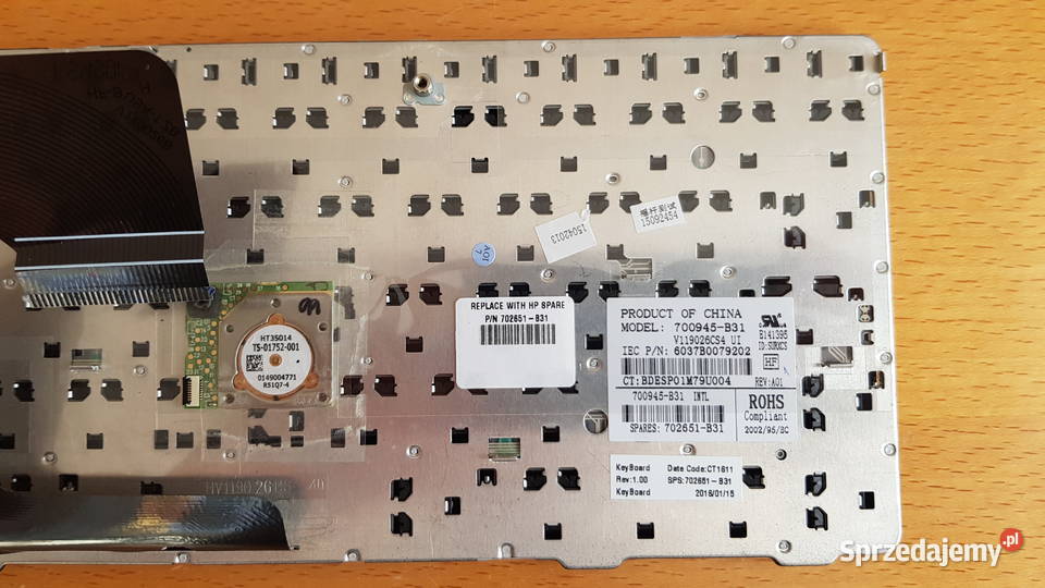 HP EliteBook 8460p 8470p Klawiatura oryginalna Warszawa